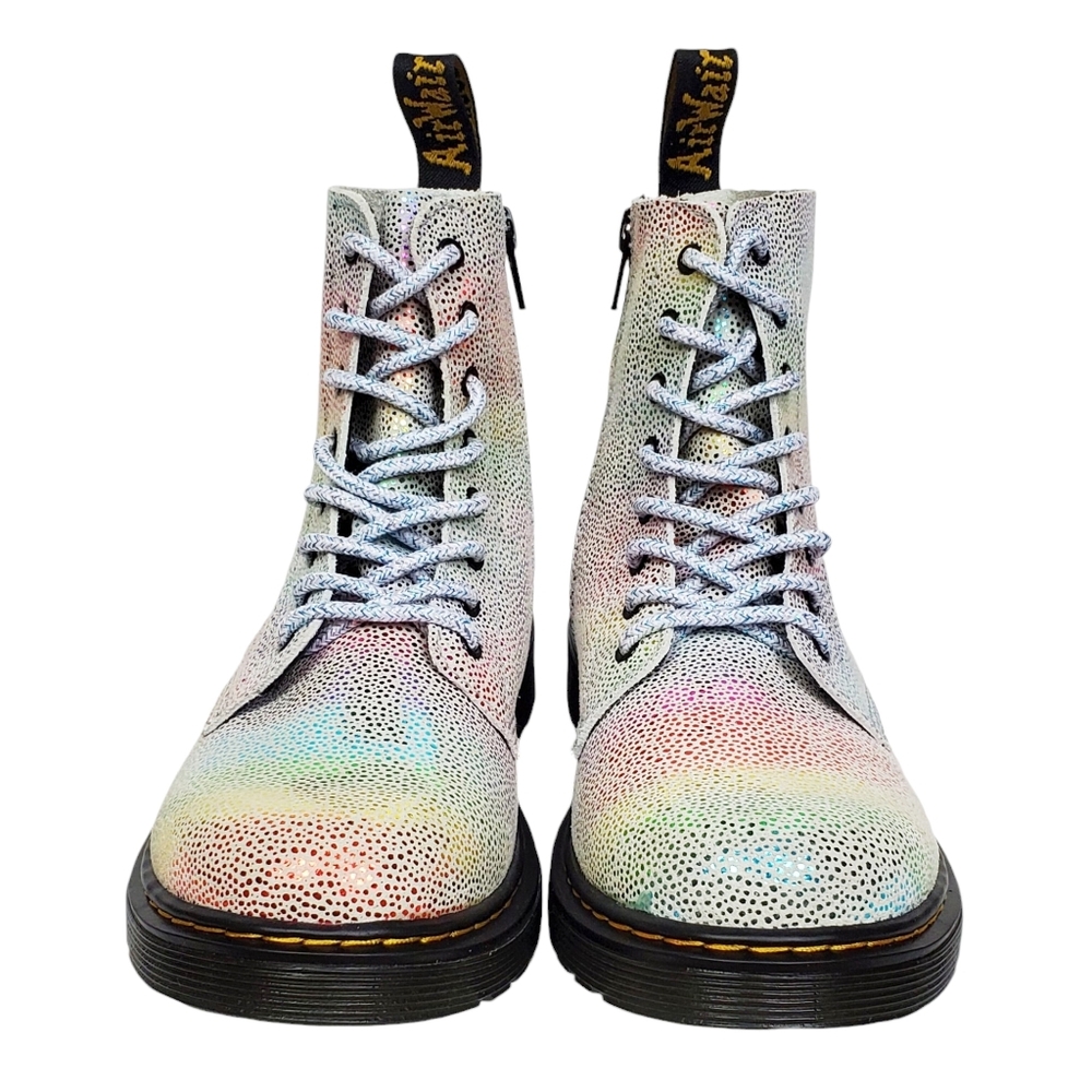 ✨ Dr. Martens 1460 Pascal J Boots Rainbow Kidray Leather 🌈 - Picture 7 of 13